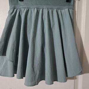 Chic Teal Skater Skirt